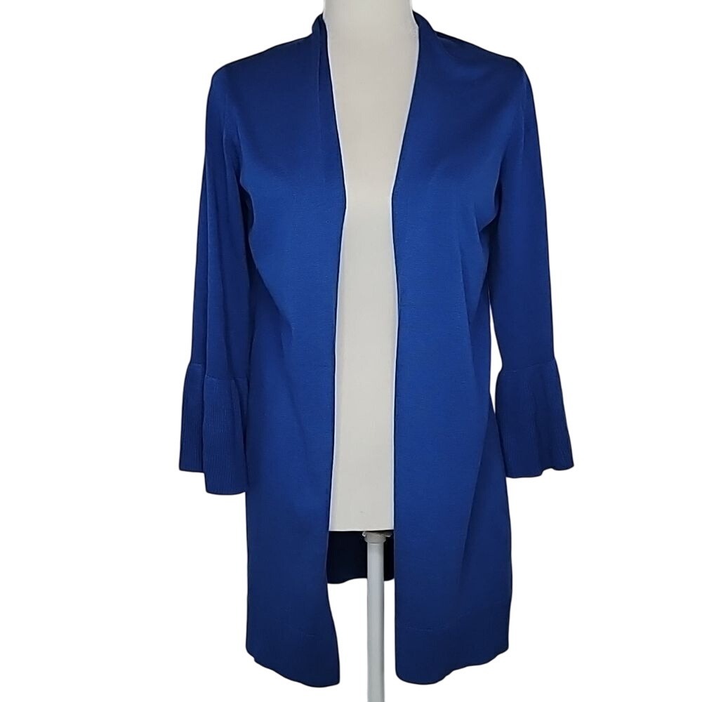 Sweaterworks Blue Open Cardigan